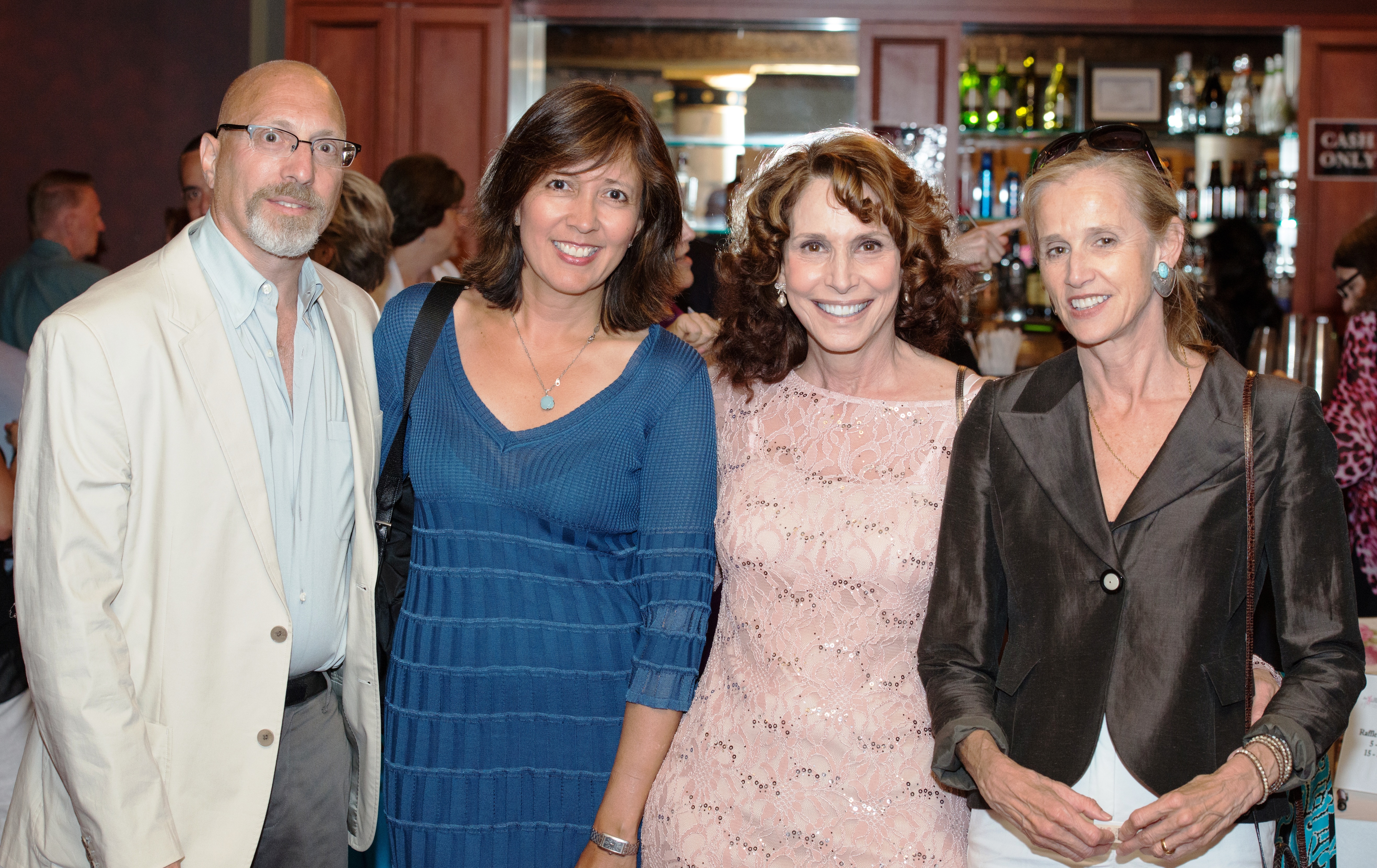 Dr. Cappello with three guests at an Are You Dense event