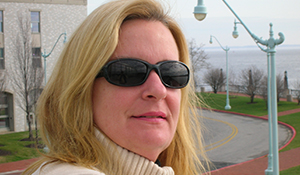 Portrait of Teresa in sunglasses