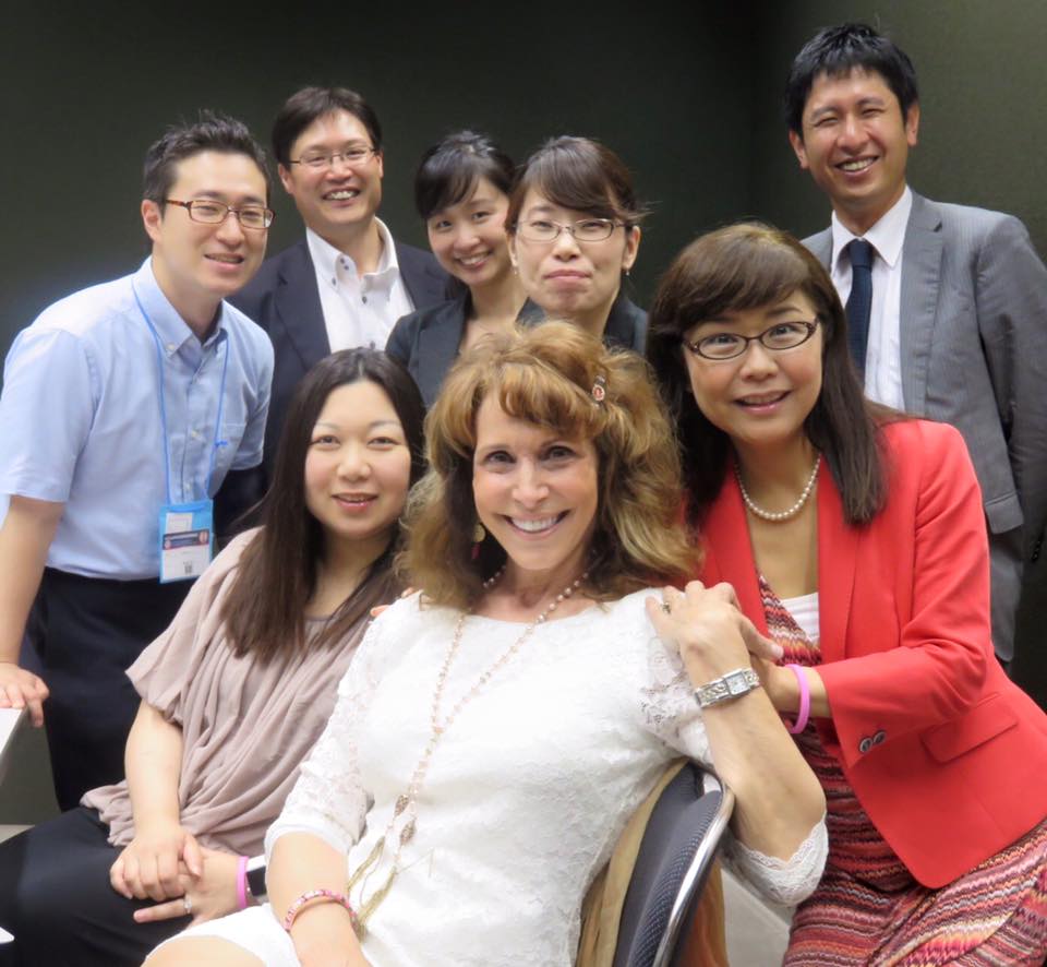Dr. Cappello with Japanese breast cancer survivors and healthcare providers