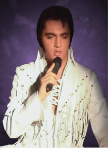Justin Shandor singing as Elvis