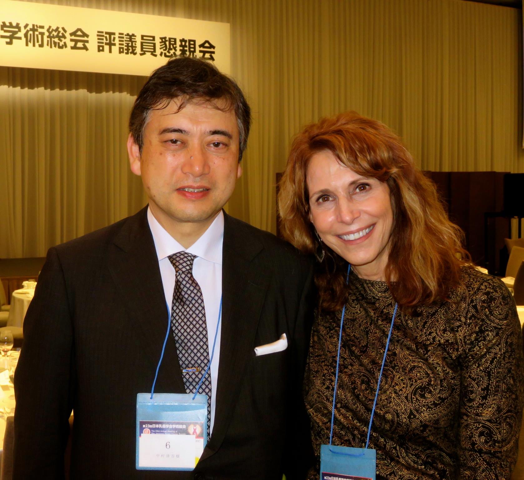 Dr. Seigo Nakamura and Dr. Cappello at the Japanese Breast Cancer Society meeting